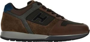 Hogan Stijlvolle Sneakers voor Mannen en Vrouwen Bruin Heren