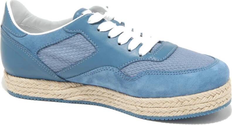 Hogan Stijlvolle Stoffen Schoenen met Touwzool