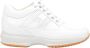 Hogan Stijlvolle Witte Leren Sneakers White Dames - Thumbnail 1