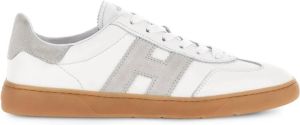 Hogan Stoere Dames Leren Sneakers Wit Dames