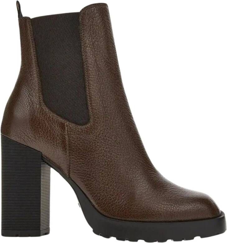 Hogan Stoere en vrouwelijke Chelsea Boot Brown Dames