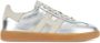 HOGAN Lage Sneakers Dames Cool Allacciato Maat: 38 Materiaal: Leer Kleur: Zilver - Thumbnail 1