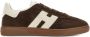 HOGAN Lage Sneakers Heren Cool Allacciato H Maat: 44 Materiaal: Suède Kleur: Bruin - Thumbnail 1