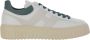 Hogan Strepen Leren Sneakers Ronde Neus - Thumbnail 1