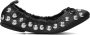 Hogan Studded Ballerina Flats in Zwart - Thumbnail 1