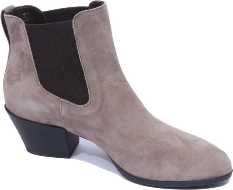 Hogan Suède Chelsea Boots Duifgrijs