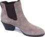 Hogan Suède Chelsea Boots Duifgrijs - Thumbnail 1