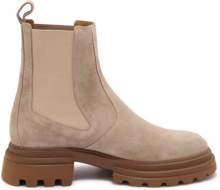 Hogan Suède Chelsea Boots Model met Brede Pasvorm