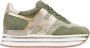 Hogan Suède en Glitter Veterschoenen Multicolor Dames - Thumbnail 1
