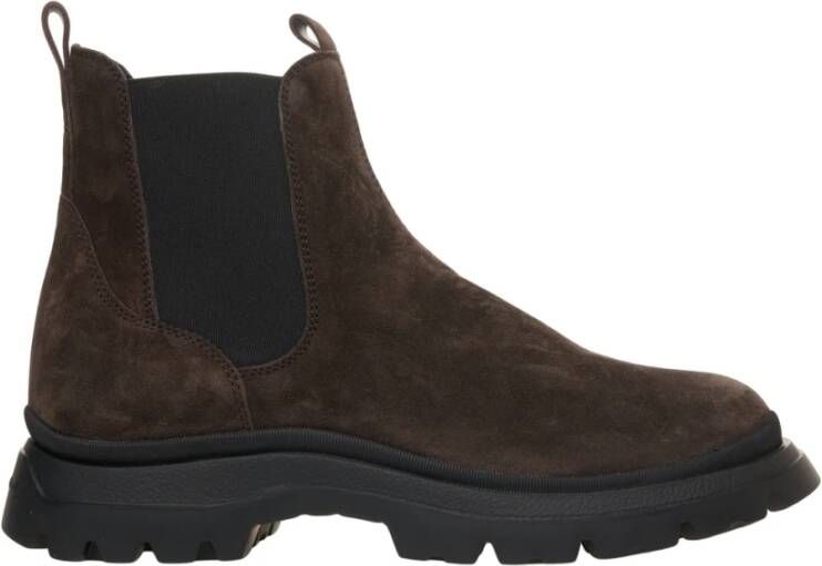 Hogan Suède Enkellaarzen Marrone Aw25
