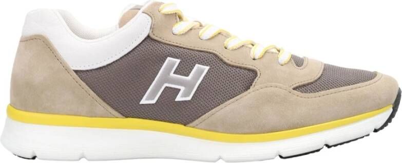 Hogan Suede Gym Sneakers Beige Heren