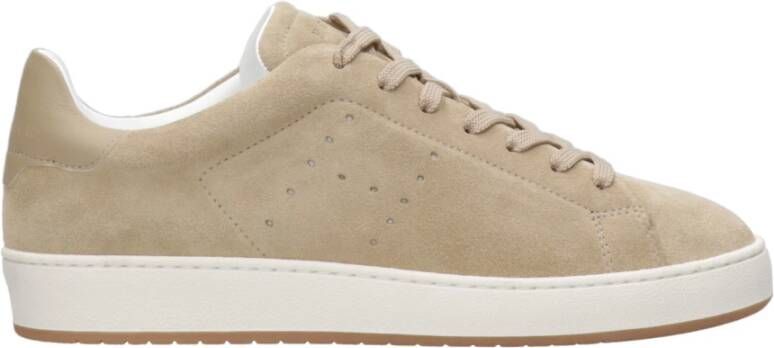 Hogan Suède Leren Sneakers met Gevlochten Sluiting