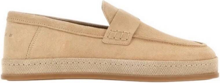 Hogan Suède Mocassins met Unieke Zool