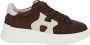 Hogan Suède sneakers met nappaleren logo - Thumbnail 1