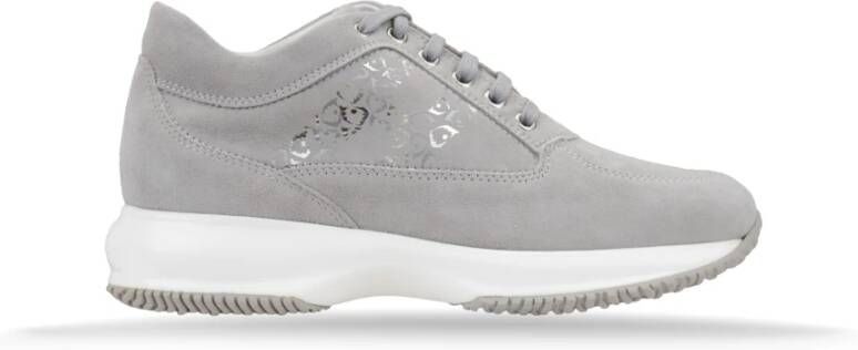 Hogan Suède Vetersneakers voor Dames