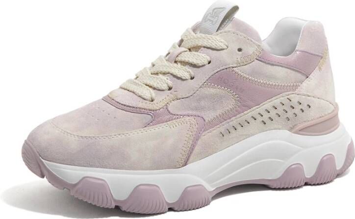 Hogan Tie-Dye Hyperactive Sneakers Pink Dames