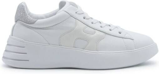 HOGAN Lage Sneakers Dames Rebel H564 Allacciato Maat: 40 Materiaal: Leer Kleur: Wit - Foto 10