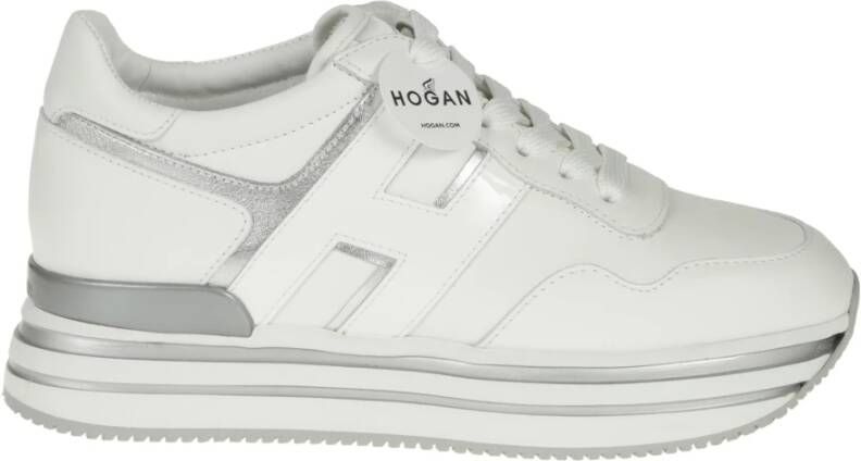 Hogan Verhoog je sneaker game met Midi H222 Sneakers White Dames