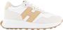 Hogan Low-Top Sneakers Dames H641 Sneaker Beige Nude in wit - Thumbnail 1