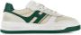 Hogan Witte leren herensneakers met groene accenten White Heren - Thumbnail 1