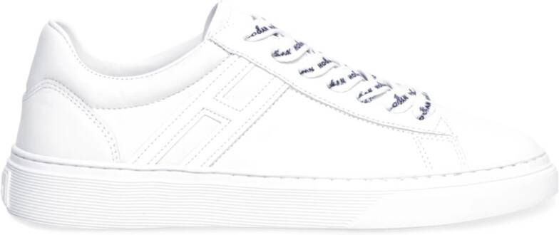 Hogan Vintage-geïnspireerde leren sneakers White Dames
