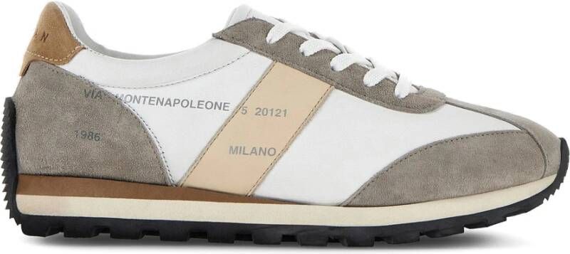 Hogan Vintage Stijl Witte Sneakers White Dames
