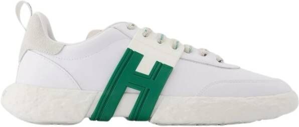 Hogan Witte 3R Sneakers met 4 5 cm hak White