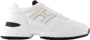Hogan Witte Canvas Laser Sneakers Wit Heren