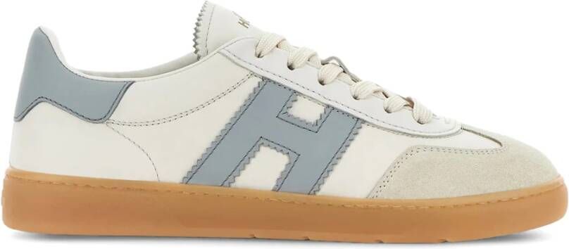 HOGAN Lage Sneakers Dames Cool Allacciato Maat: 36 Materiaal: Leer Kleur: Wit