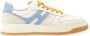 Hogan Witte en Blauwe Leren Basketbalsneakers White Heren - Thumbnail 1