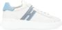 Hogan Witte en Blauwe Leren Sneaker H580 White Heren - Thumbnail 1