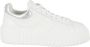 Hogan Witte en Zilveren Gestreepte Sneakers - Thumbnail 1