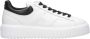Hogan Witte Sneakers met Zwarte Profielen White Heren - Thumbnail 1