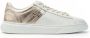Hogan Witte kalfssneaker voor dames met gouden hak White Dames - Thumbnail 1