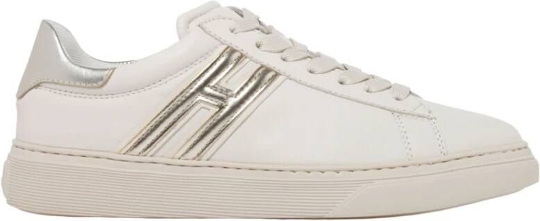 Hogan Witte lage sneakers van kalfsleer Wit Dames