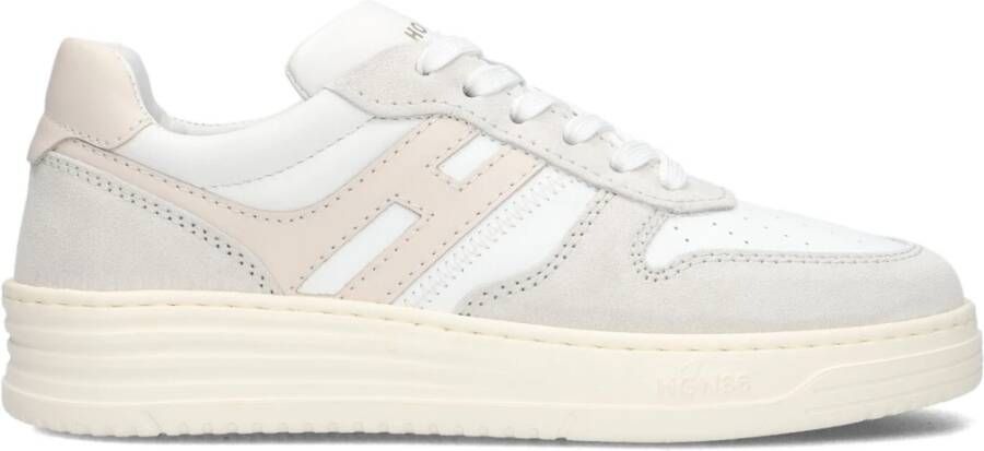 HOGAN Lage Sneakers Dames H630 Allaciato Maat: 40 Materiaal: Suède Kleur: Beige