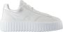 Hogan Witte Leren Gestreepte Sneakers - Thumbnail 1