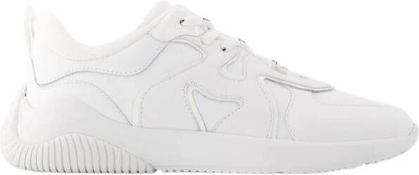 Hogan H597 Allacciato H Sneakers in wit leer Wit Dames