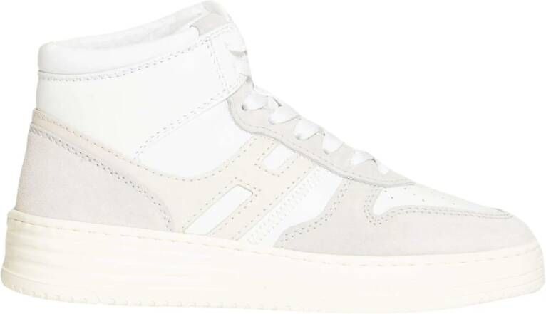 Hogan Bicolored high-top sneaker met memory foam