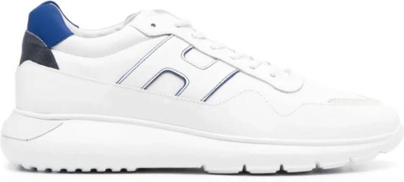Hogan Witte Leren Interactieve Sneakers White Heren