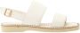 Hogan Witte Leren Platte Sandaal White Dames - Thumbnail 1