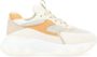 Hogan Witte Leren Sneaker met Cuoio Kleurige Details Multicolor Dames - Thumbnail 1