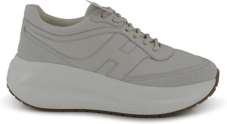 Hogan Witte leren sneaker met memory foam