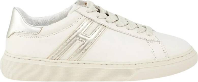 Hogan Sneakers van metallic leer met uitneembare binnenzool Multicolor Dames