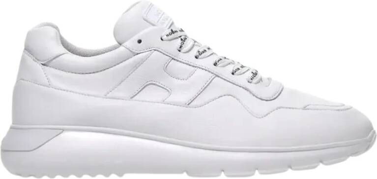 HOGAN Lage Sneakers Heren Interactive3 Allacciato Pelle Maat: 40 5 Materiaal: Leer Kleur: Wit