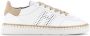 Hogan Witte Leren Sneakers met Geperforeerd H-Detail White Dames - Thumbnail 1