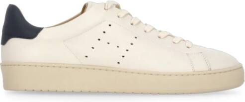 Hogan Witte Leren Sneakers met Geperforeerde Details