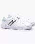 Hogan Witte Leren Sneakers met Groen H Logo White Heren - Thumbnail 1