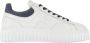 Hogan Witte leren sneakers met H-strepen White Dames - Thumbnail 1