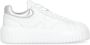 Hogan Witte leren sneakers met metallic detail - Thumbnail 1